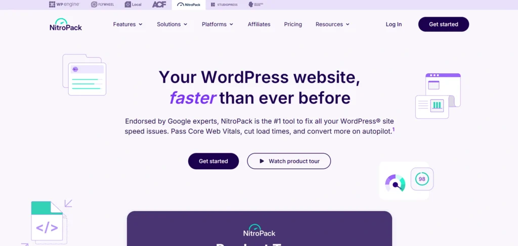 web optimization software solution - NitroPack