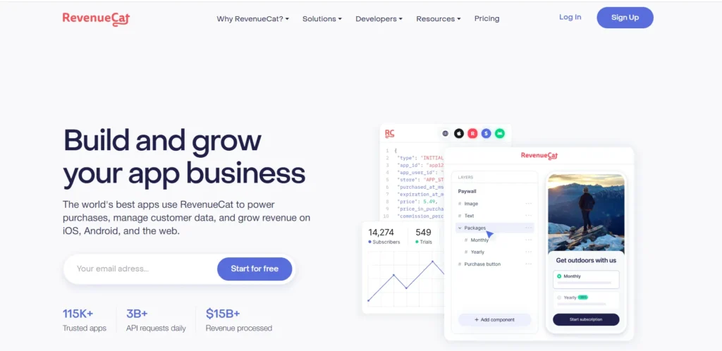 Growth Navigate Startup Tool-  RevenueCat