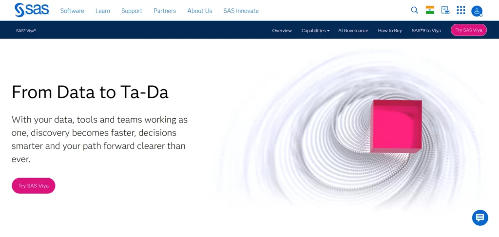 predictive analytics tool - SAS Viya
