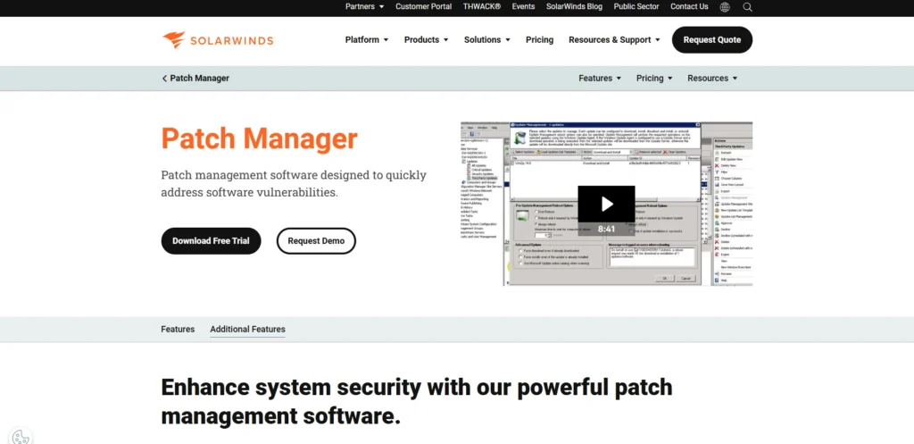 Server Patch Management Tool - SolarWinds Patch Manager