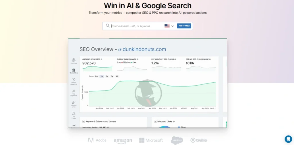 Ahrefs Alternative - SpyFu