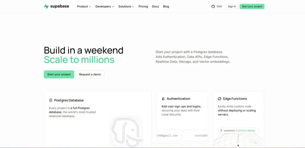 Growth Navigate Startup Tool-  Supabase