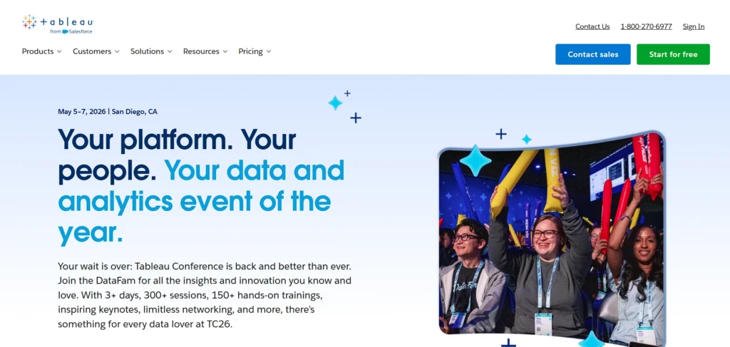 predictive analytics tool - Tableau 