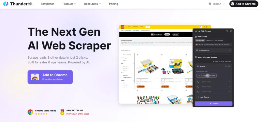 Data Entry Software - Thunderbit