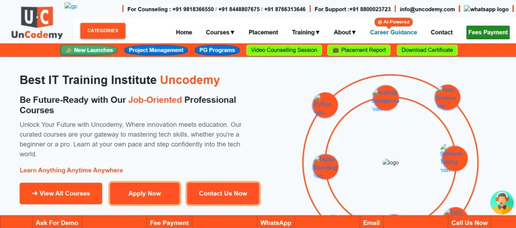 Uncodemy – ChatGPT Generative AI Training