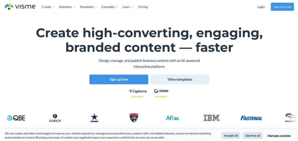 presentation software - Visme