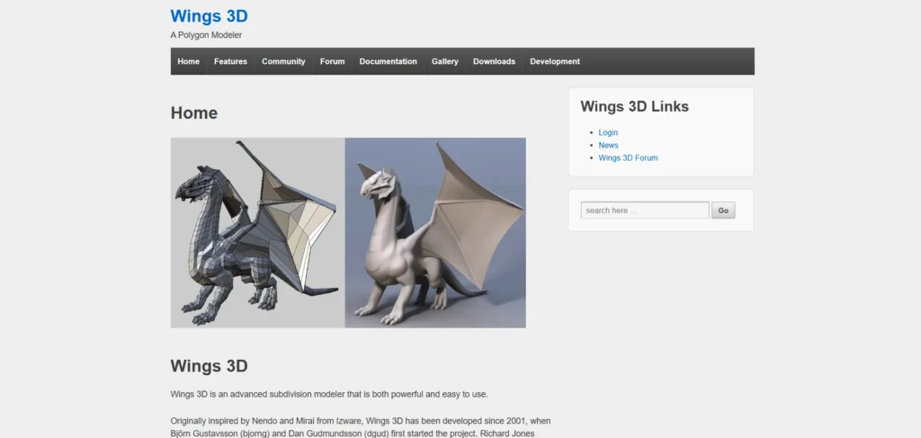 3d Printing Software - Wings 3D