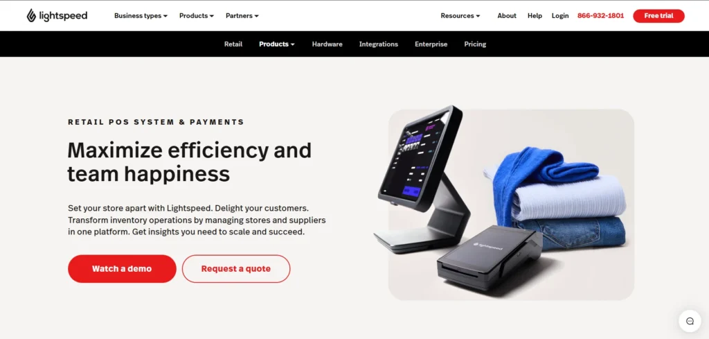 POS Billing Software - lightspeed
