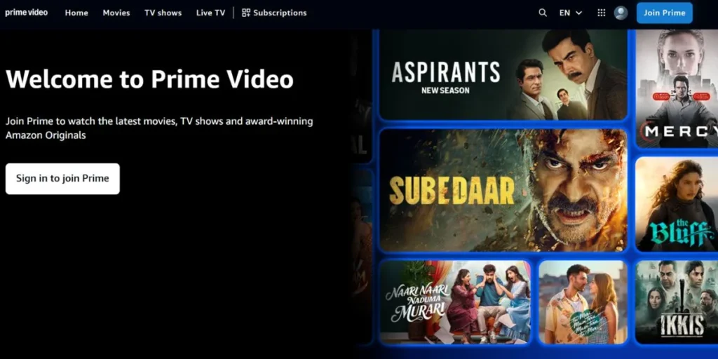 Amazon Prime Video - YouTube TV Alternatives