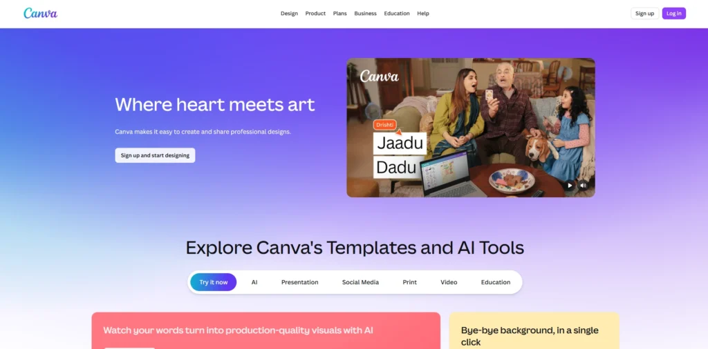 AI Tools for Business -Canva AI Tools
