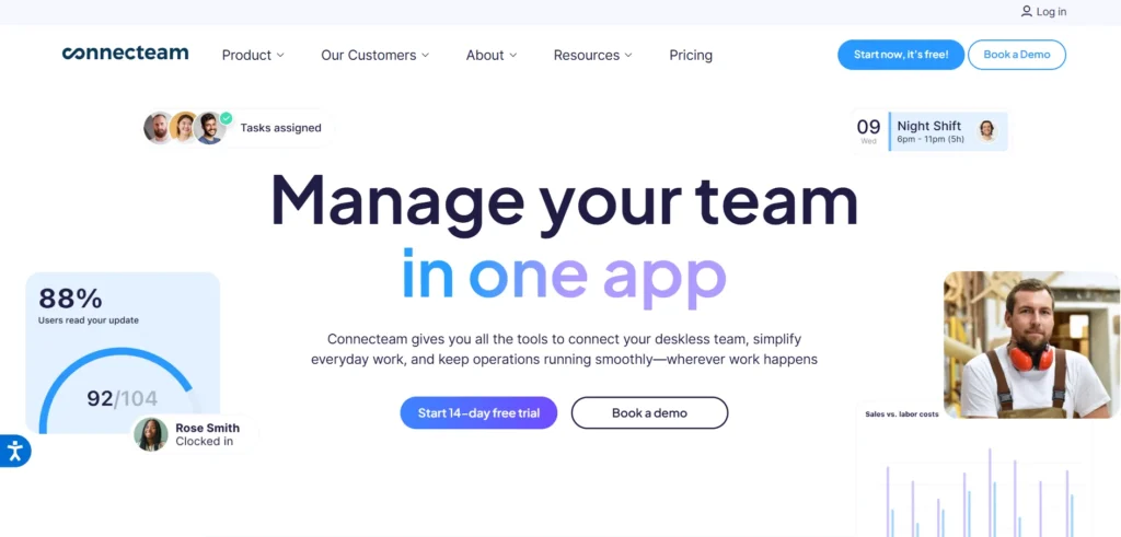 HVAC Software for Small Business -  connecteam