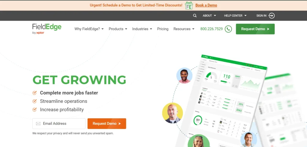 HVAC Software for Small Business -  fieldedge