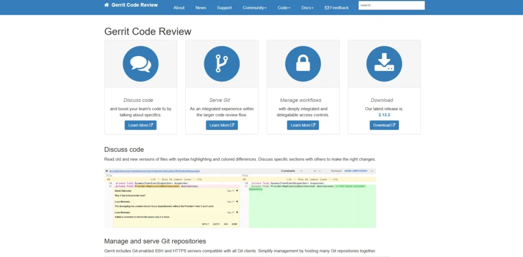 Code Review Tools-Gerrit
