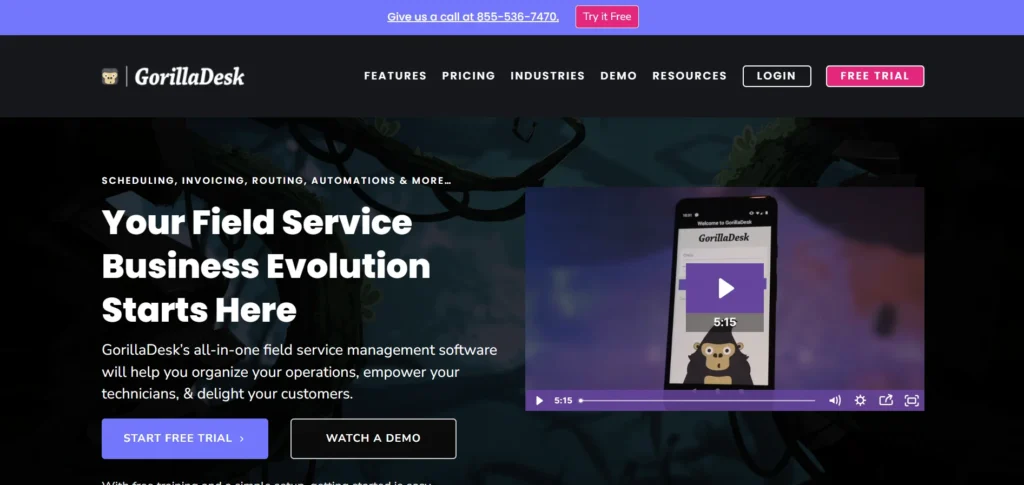 HVAC Software for Small Business -  gorilladesk