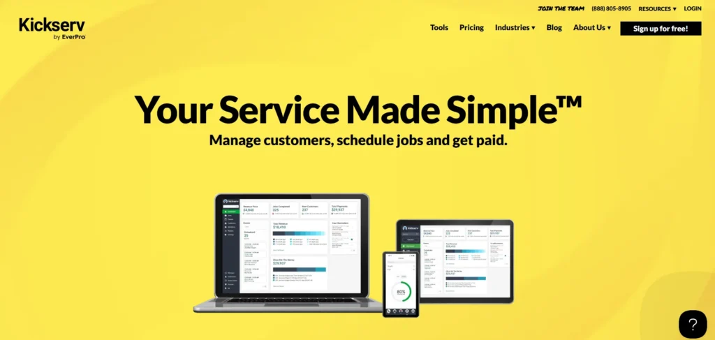 HVAC Software for Small Business -  kickserv