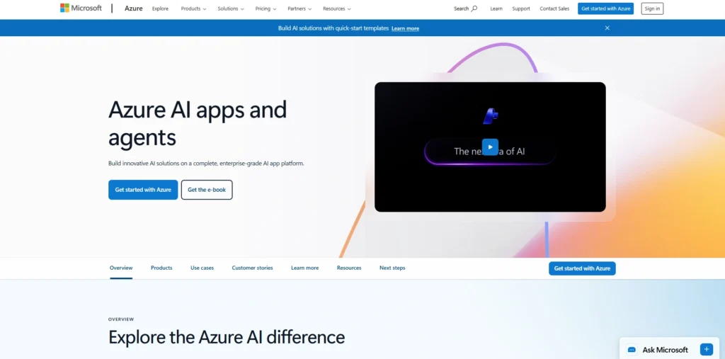 AI Tools for Business -Microsoft Azure AI
