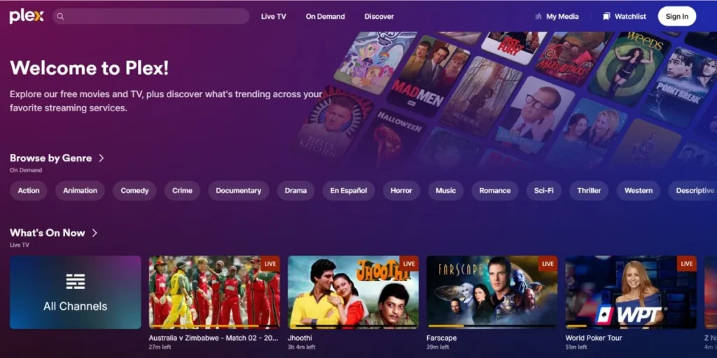 Plex - YouTube TV Alternatives