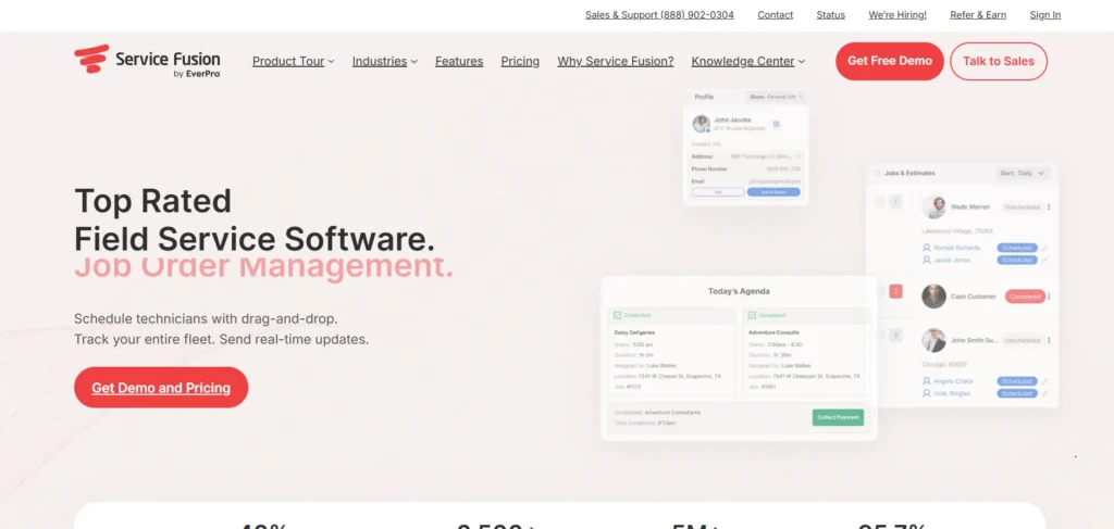 HVAC Software for Small Business -  service fusion