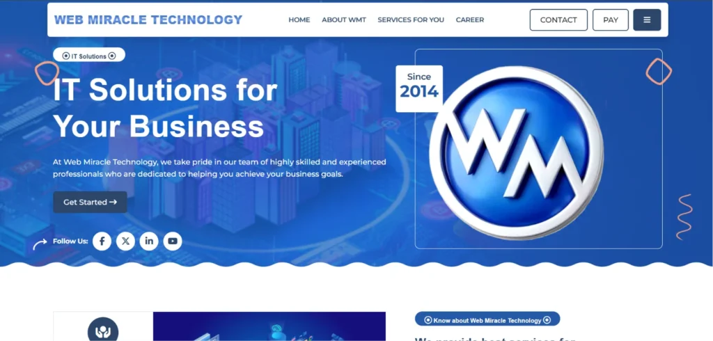 IT Company in Kanpur - Web Miracle Technology