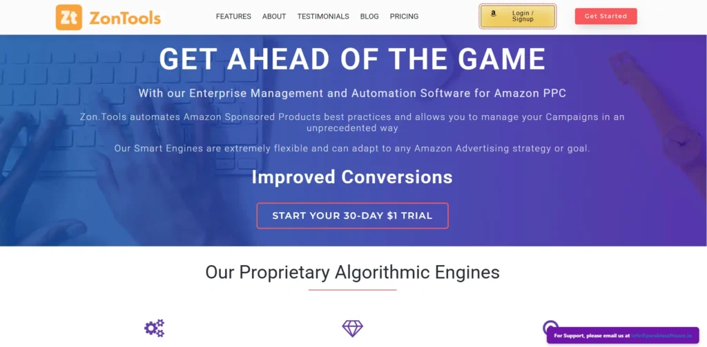 Amazon PPC software-Zon Tools