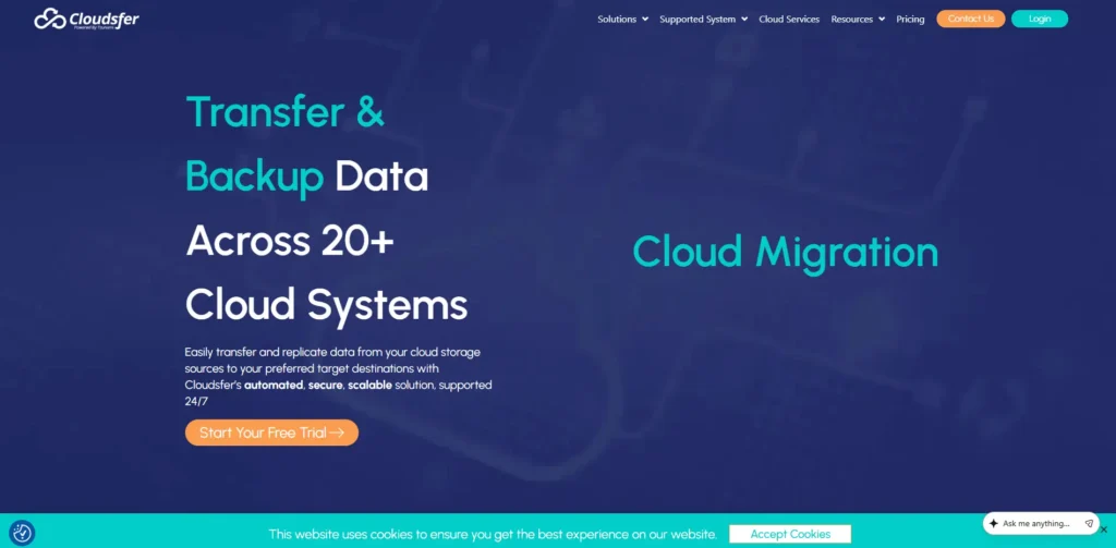 Cloud Migration Tools-Cloudsfer 