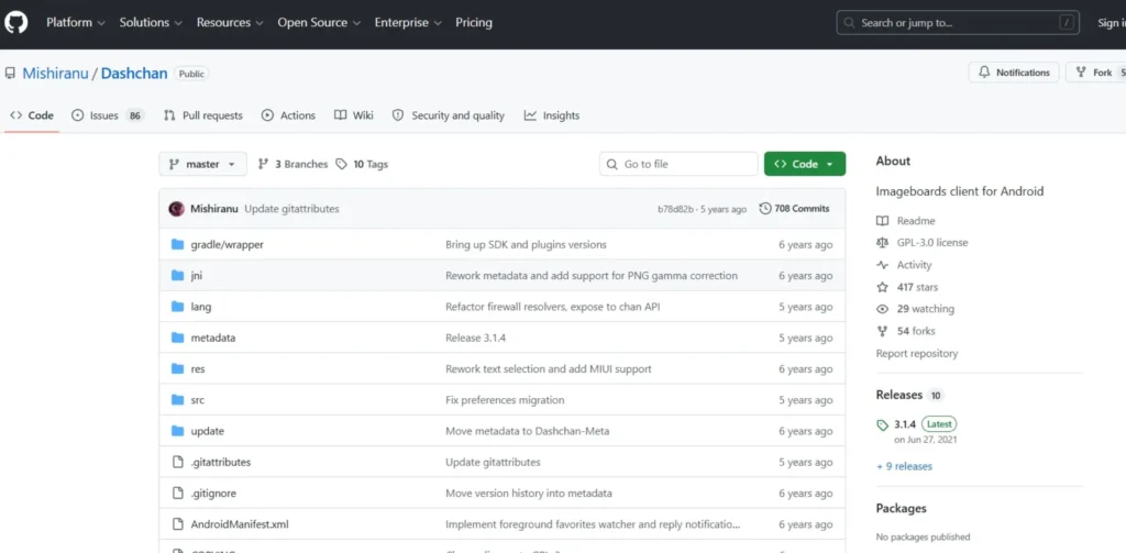 Android Alternatives - DashchanFork