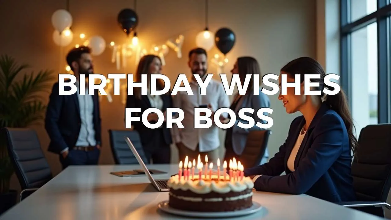 Birthday Wishes for Boss