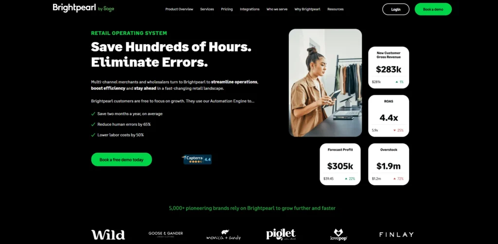 Warehouse Stock Management Software -Brightpearl