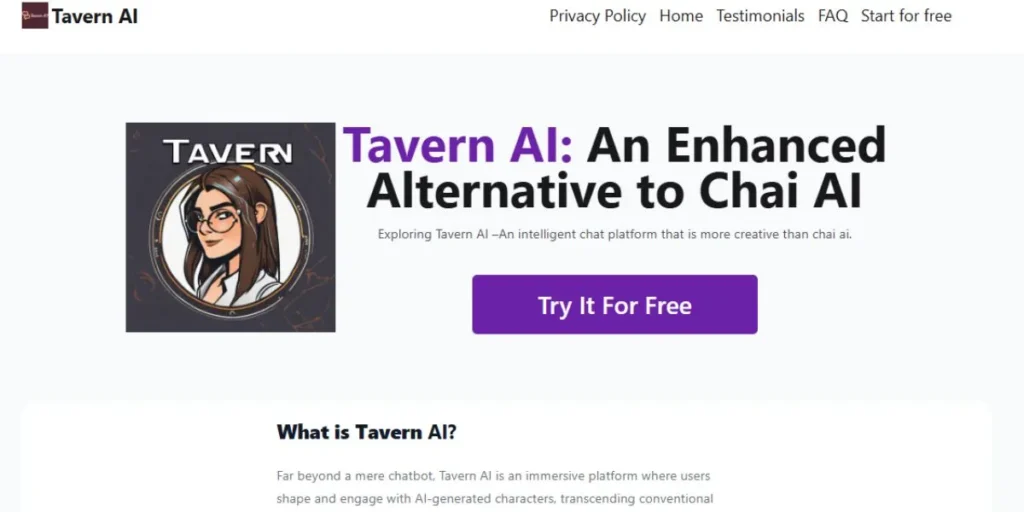 Character AI Alternatives- tavern ai