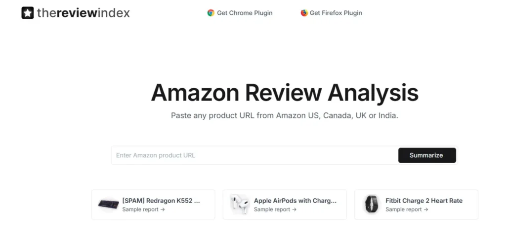 Fakespot Alternatives - The Review Index