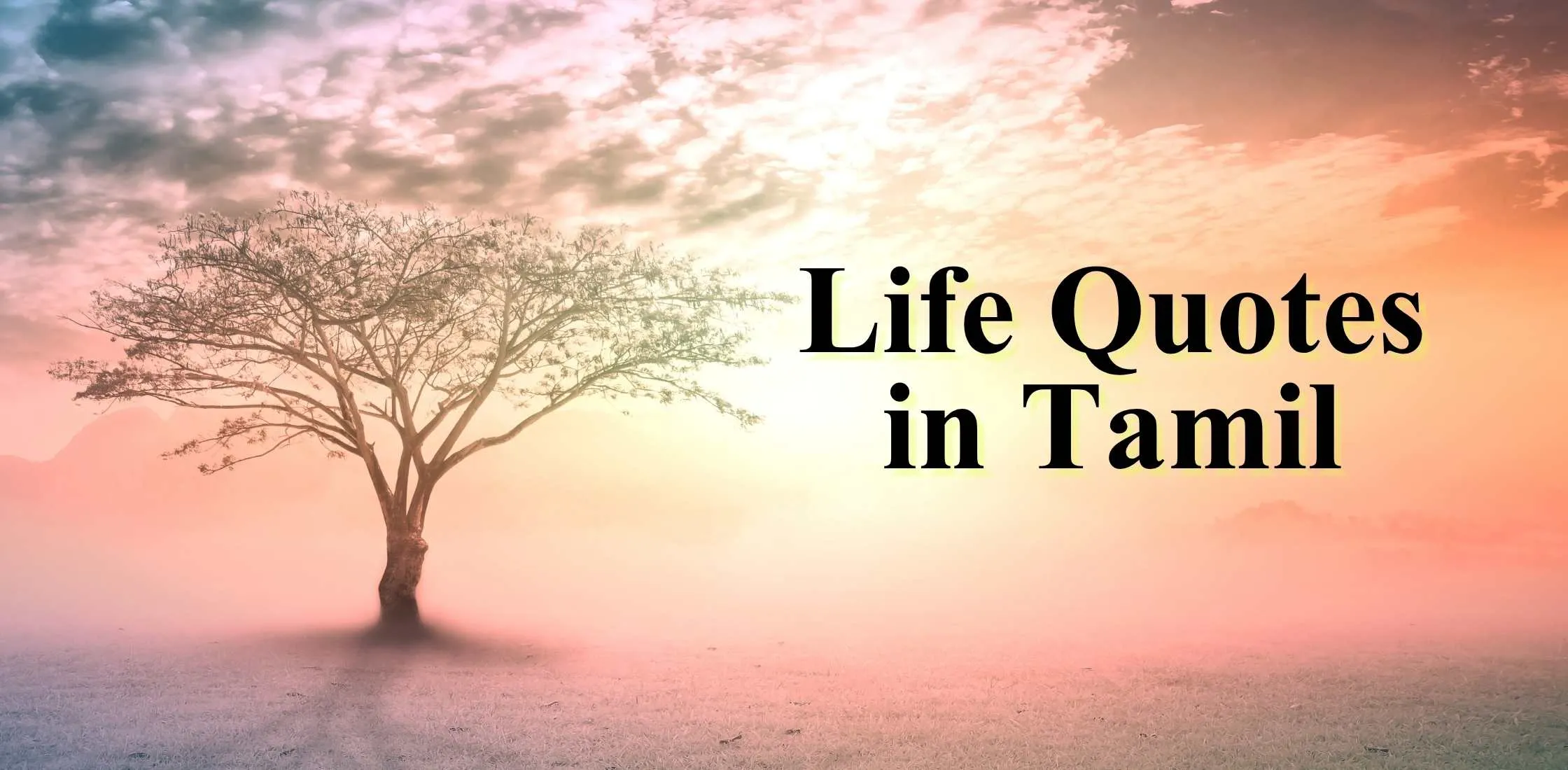 Life Quotes in Tamil
