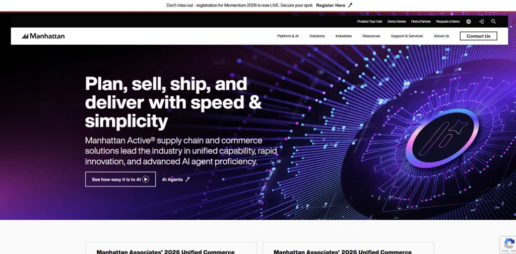 Warehouse Stock Management Software -Manhattan WMS