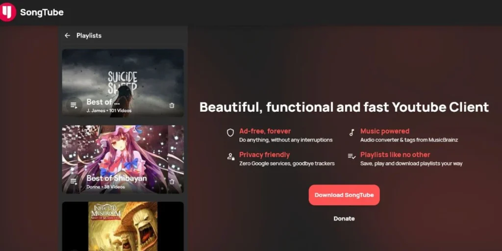 SongTube - Vi Music Alternatives
