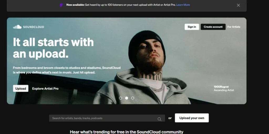 SoundCloud Free - Vi Music Alternatives