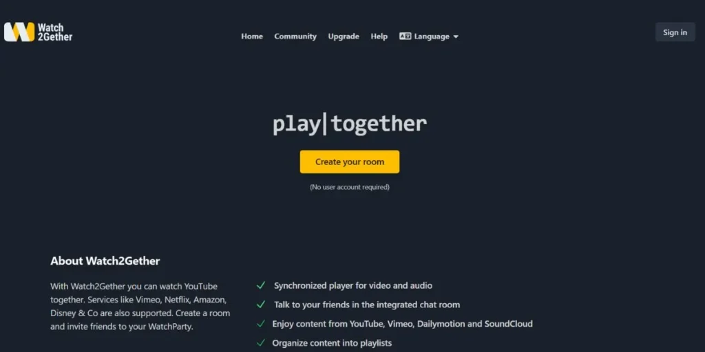 Watch2Gether - Metastream Alternatives