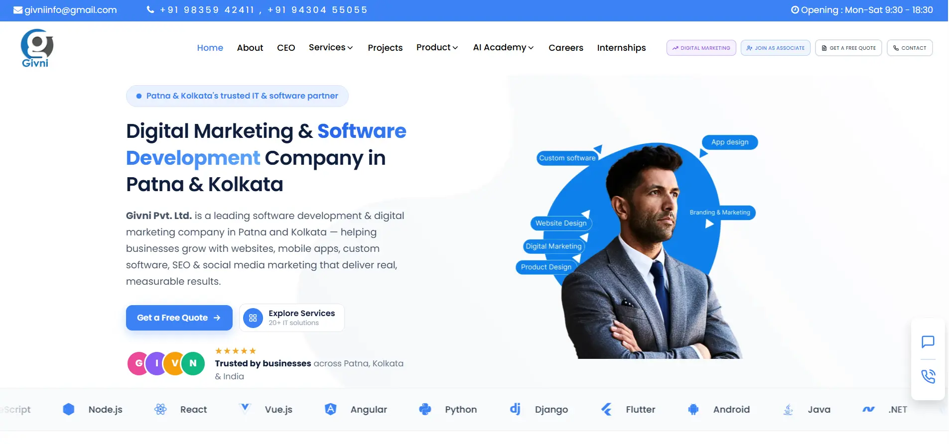 IT Companies in Patna - Givni Private Limited