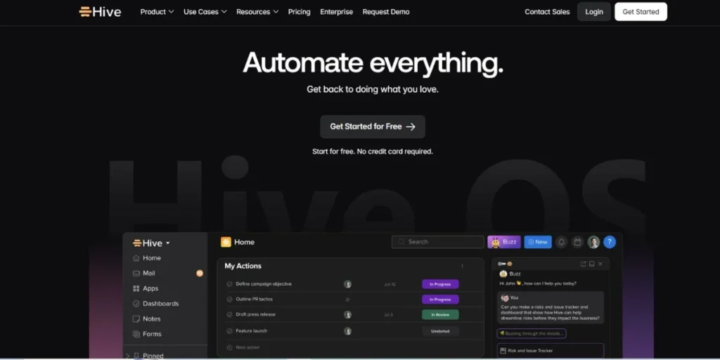Hive - Monday.com Alternatives