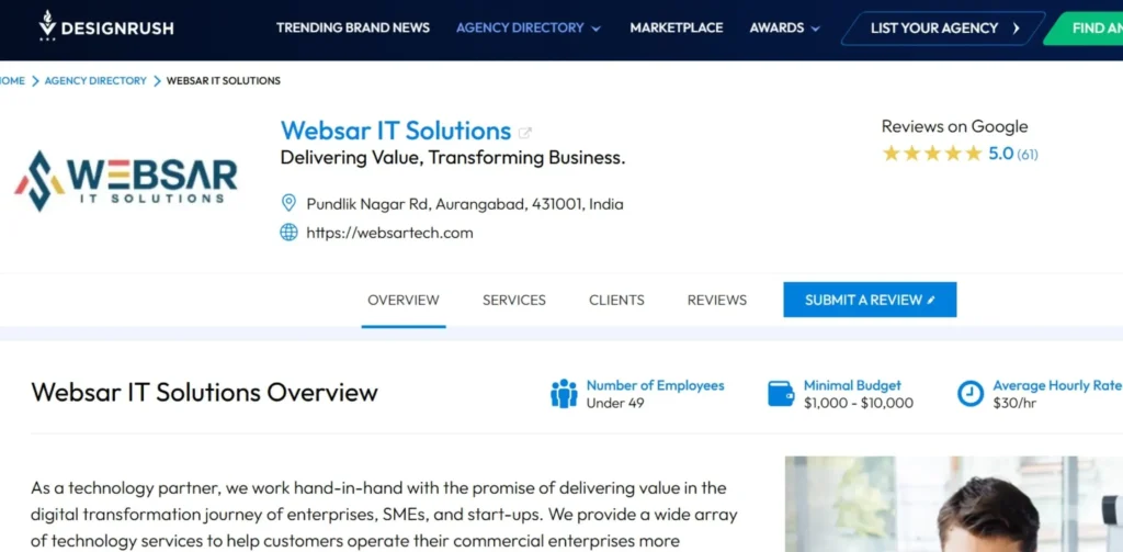 IT Companies in Aurangabad - Websar IT Solutions