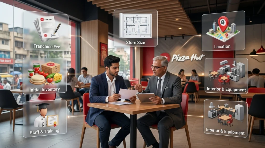 Pizza Hut Franchise Cost in India