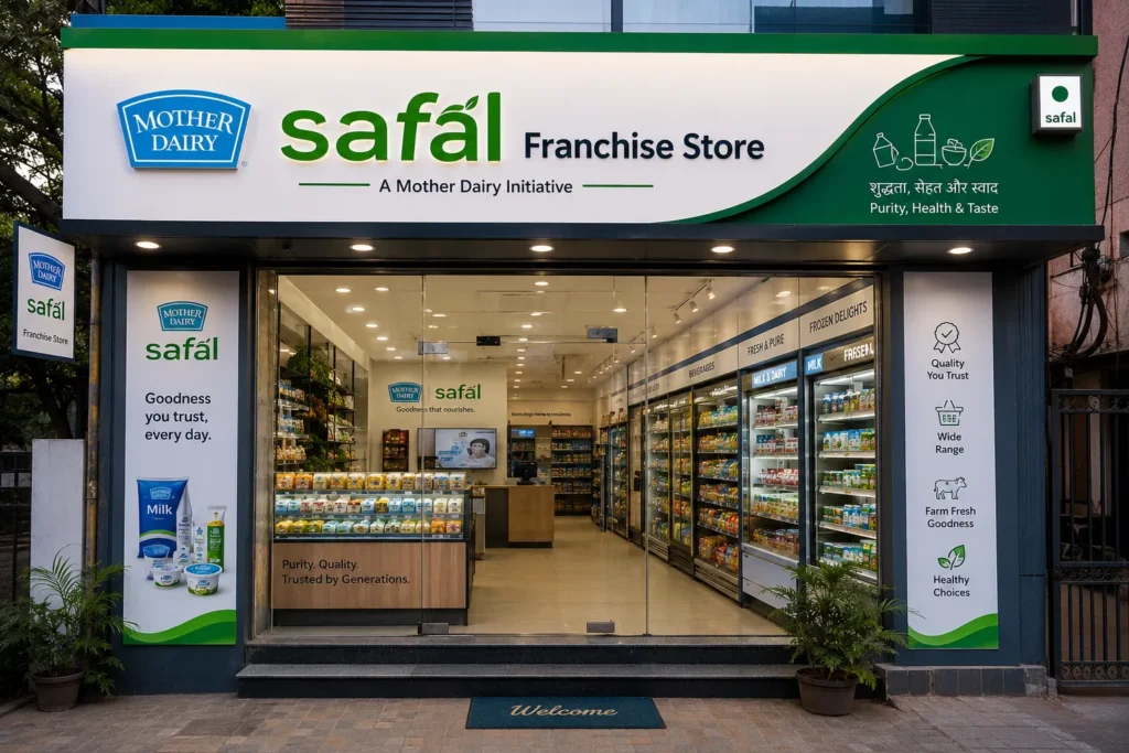 Mother Dairy Safal Franchise Cost
