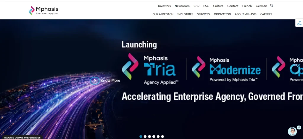 IT Companies in Pune-Mphasis