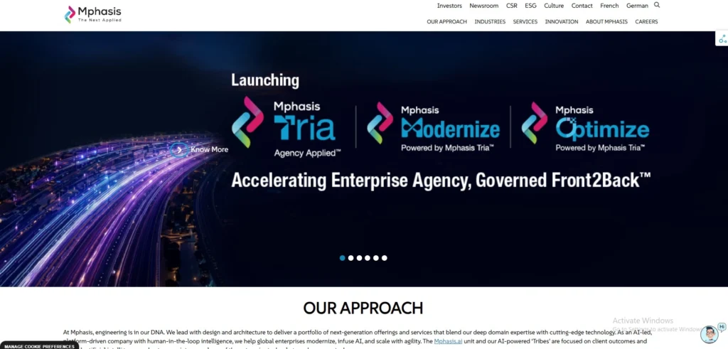  IT Company In Magarpatta - Mphasis Ltd.