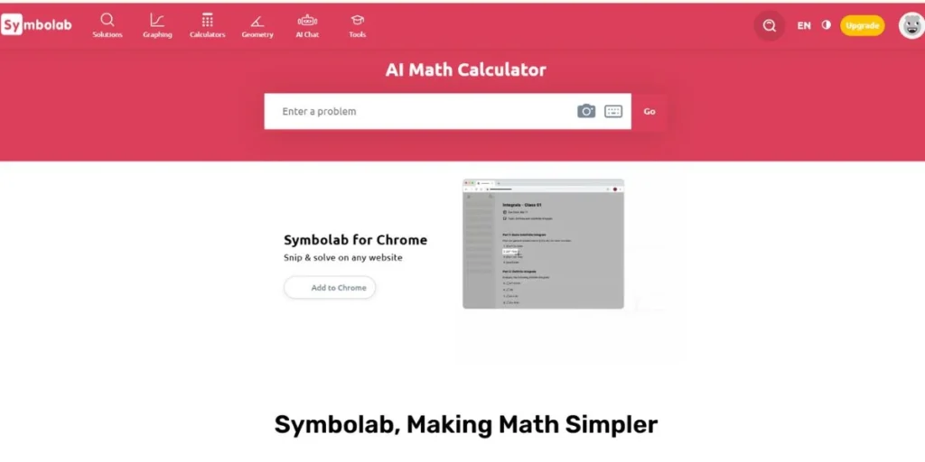 Symbolab - Homeworkify Alternative