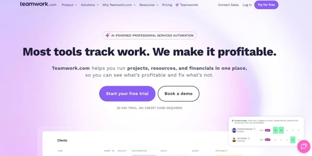Teamwork - Monday.com Alternatives