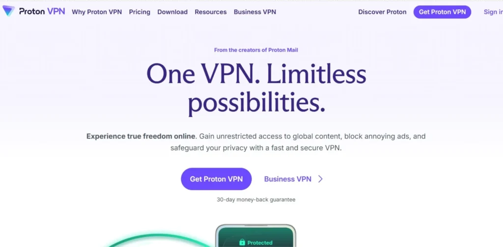 VPNs for Anonymous Surfing - ProtonVPN