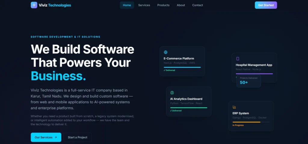 IT Company in Karur - Viviz Technolo_gies