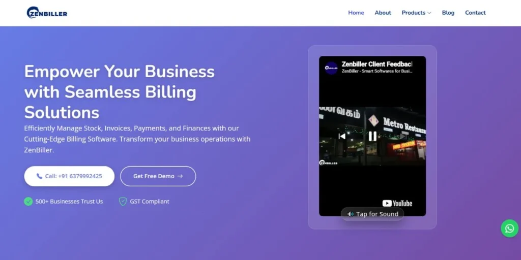 ZenBiller - IT Companies in Thanjavur