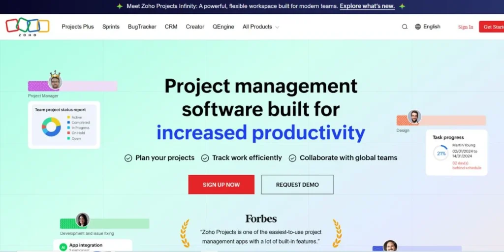 Zoho Projects - Monday.com Alternatives